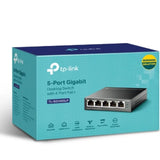 TP-Link TL-SG1005LP 5-Port Gigabit Desktop Switch with 4-Port PoE, Up 40W For all PoE Ports, Up V1202-V2-NWTL-SG1005LP