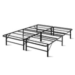 Artiss Folding Bed Frame Metal Base - Queen FOLD-D-QUEEN-BK