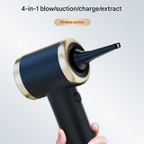 Portable Cordless Handheld Cleaner & 9-piece Storage Bag Set, 4-in-1 Air Duster, V888-ELOSUNG53336
