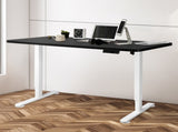 Levede Motorised Standing Desk Adjustable 140cm Black 1000x 1MM DH4948-140S-WHBK