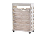 Book Rack Storage Bookshelf Small Storage Bookshelf Bookcase Large Capacity Easy Access for Living V1294-YM0901-3116230016120
