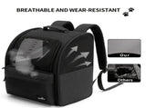 Black Blue dog carrier, skylight dog carrier, pet transport, small dog carrier, dog travel V1106-136-94069
