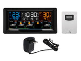 Smart Weather Clock WiFi Wireless Digital Weather Clock for Temperature Humidity Barometric Pressure V1294-YM0901-3111240134212