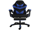 Sarantino Cueva Reclining High Back Office Gaming Chair Seat Retractable Footrest Office Comput CHR-ASA-CUE-BKBU