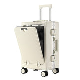 Carry on Suitcase Lightweight Travel Cabin Suitcase Suit Cases Zipperless Luggage 20 Inch with V1107-128-91631-BLK-20IN