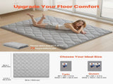 Japanese Tatami Mat, Queen Size Foldable Japanese Tatami Mattress, Futon Mattress with Storage Bag & V952-BYTTM60INCH258PZF001V0