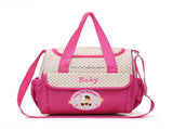 Small Pink Fashionable Large-Capacity Cartoon Bear Shoulder Crossbody Mommy Bag Stylish and V888-ELOSUNG17283