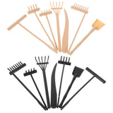 Worgeous 14pcs Mini Plastic Rakes Small Garden Rakes for Sand Table Crafts and Adornments Tools Set V1189-WXFWAL-20260326-02209