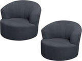 1 Pack Swivel Barrel Chair Slipcover, Stretch Soft Washable Round Club Chair Cover for Living Room, V1189-LC-RY-00232