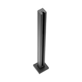 VEVOR Glass Clamp, 35.83" Height Glass Railing Bracket for 0.39 "-0.47 " Thickness Tempered Glass, V952-BLLGZHS85CM17TL07V0
