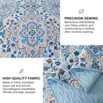 Tasteful Quilted Bedspread and Pillowcases Set: Subtle Sophistication for Your Space - Queen size V745-MAC080372Q13U