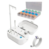 Desktop Bobbin Winder for Sewing Projects, Auto Stop Thread Winding Helper with Stable Base, Upright V1366-AZ2-W-16909