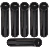 6-Piece Billiards Accessories Set with Snooker Track, Black Rectangular Indoor Pool Table Sports V1369-AZ3-W-20767