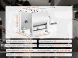 Manual Meat Mixer, 10L Fixed Tank Meat Processing Equipment, Stainless V952-SYRLJBJBKQXKXAJIU001V0