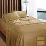 Ramesses 1100TC Egyptian Cotton Sateen Sheet Set Latte Queen V442-KIT-SHEETS-1100TCEGYPTIAN-LATTE-QS