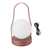 LED Cordless Table Lamp Acrylic Iron 3 Modes Stepless Touch Dimmable USB Rechargeable Portable V1294-YM0901-3119240052411
