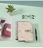 3 pcs Marble Diary Lock, 100 Pages College Ruled Secret Journal Lock, Waterproof Diary V1366-AZ2-W-08042