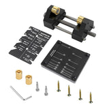 Adjustable Honing Guide Tool Set for Woodworking Chisels and Plane Blades with Rolling Base Angle V1341-ZY-QTSC5FT4-BLACK