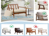 Chair Slip Covers with Arms 2 Piece Sofa Covers Super Stretch Chion Covers for Modern Living Room V1258-DP02-F-640