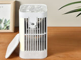 Quiet Portable Water-Cooled Fan, USB Powered 120ml Water Tank 3 Speeds, Mini Air Conditioners for V1369-AZ3-W-10438