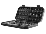 1/4" Drive Impact Socket Set, 55 Piece Deep & Shallow Socket Set SAE 5/32"-9/16" and Metric 4-15mm, V952-CJTTZJ1CRV551UAHSV0
