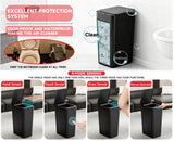 White Smart Sensor Trash Can Slim, Durable, and Hands-Free Waste Bin for Kitchen, Bathroom, or V888-ELOSUNG36783