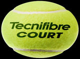 18 Cans of 4 Tecnifibre Court Tournament Tennis 72 Balls Bulk Box - ITF & USTA Approved V563-TZTBC4-18TUBES