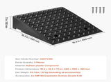 Driveway Curb Ramp, 3.175 Tons Load Capacity, 17.8 cm Rise Height Heavy Duty Curbside Bridge Ramp V952-SJDLYPD20207V3IGL001V0