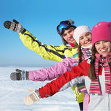 Pack of 3 pairs - Warm gloves for women - Extra thick - Knitted imitation - Suitable for cold V1188-ZXY-117-0028