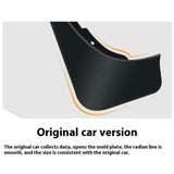 4 PCS black Mud Flaps Splash Guards Mudguards Mudflaps with Hardware Kits Accessory Compatible Front V1366-AZ2-W-08162