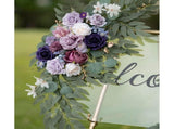 Artificial Flower Set, Wedding Arch Floral Swags for Wedding Reception Ceremony Backdrop Sweetheart V1192-AZ-W-18148