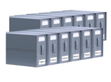 10x Kitchee Foldable Bed Sheet Storage Box - Linen and Closet Organiser Grey V238-SUPDZ-41188849090640