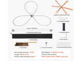Chimney Sweep Kit, 12m Maximum Extendable Length Chimney, Chimney Cleaner Sweeper with Dual V952-SSTYCQSTJ39YVALXR001V0
