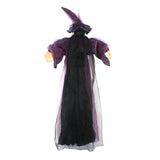 Hanging Witches Decor Voice Control Glowing Screaming Fabric Hanging Horror Toy for Festival V1294-YM0901-3115240094011