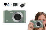4K HD Camera for Photography and Video Vlogging Camera Camera with 32G Memory Card 16X V1263-JX-6748-1