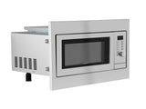 Devanti Built In Microwave Oven 30L Grill Air Fry Convection Silver MIO-IN-RR00-BK