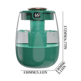 Humidifier for Bedroom,2.2 Liter Cool Mist Humidifier, Ultra Silent Dual Nozzle Humidifier with V1366-AZ2-W-13155