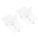 White Garden Fence Door Hinge Carbon Steel Fence Gate Hinge Hardware Accessory for Door V1294-YM0901-3114210090611