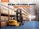 Garage Tiles Interlocking, 305 x 305 x 13.4 mm 50 Pack Garage Floor Covering Tiles, Non-Slip V952-CKDDLSJ501212K34WV0