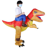 Dinosaur Inflatable Halloween Costume for Adults Kid with Air Blower Festivals Party DecorationX115 V1294-YM0901-3117200120912