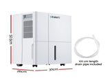 Devanti 30L/Day Dehumidifier Home Air Dryer Mould Moisture 4.7L Tank DH-B-30L-WH