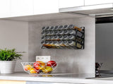 CARLA HOME Spice Rack organiser with 28 Spice Jars, Spice Labels, Funnel and Marker for Kitchen LSB-36079