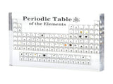 Periodic Table - 83 Kinds of Real Elements & Acrylic Display Stand, for Science Lovers, Students V1369-AZ3-W-20289