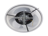 Ceiling Fan Light 6 Speed Remote Control 3 Color LED Ceiling Fan Lamp for Living Room 110V V1294-YM0521-3113230062311