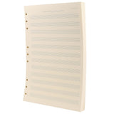 White Music Manuscript Paper with Smooth, Ink-Resistant Sheets Ideal for Easy Music Writing and V1366-AZ2-W-18695