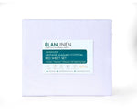 Elan Linen 100% Egyptian Cotton Vintage Washed 500TC White King Bed Sheets Set V107-KBWHTSS