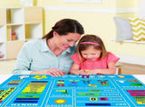 My First Daily Calendar Felt-Board for Toddlers 100x70cm Today Calendar Chart Hanging Board for Wall V1369-AZ3-W-12641