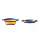 Foldable Dishpan for Washing Dishes Plastic Round Hanging Folding Basin Bucket Sink Dish Tub with V1294-YM0901-3112240042213