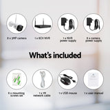 UL-tech 3MP Wireless CCTV 8CH 8 Square Camera CCTV-WF-HF230446-8C-8S