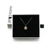 Gift Box - Aroma Necklace White Gold - Planet Stardust Crystal Purify Oil Blend V760-GBAJ - 10